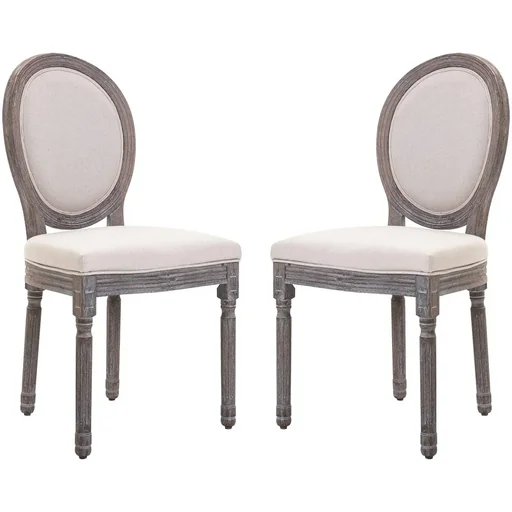 "Dining chair set of 2 image"