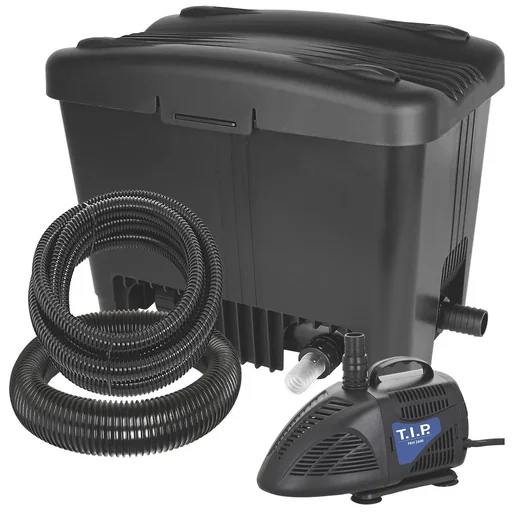 "External pond filter plastic "WDF 10000" UV 11 up to 2,600 l/h flow rate image"