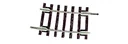 12 pieces curved track R2¼, radius 358 mm, curve angle 7.5°