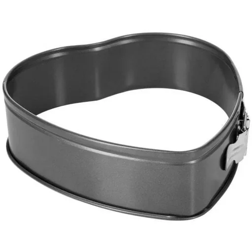 "NL Removable baking pan - heart shape - 24 x 23 cm - metal image"