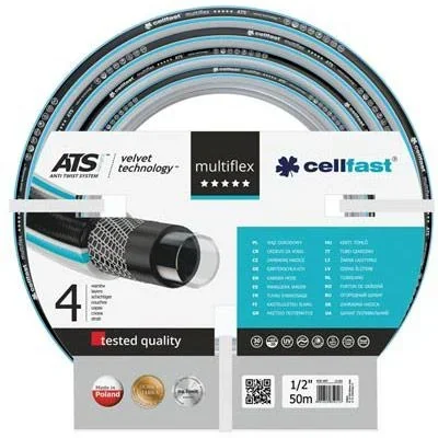 "CELLFAST - GARDEN HOSE - MULTIFLEX ATS VARIANT VT - 1/2" - 50 m image"