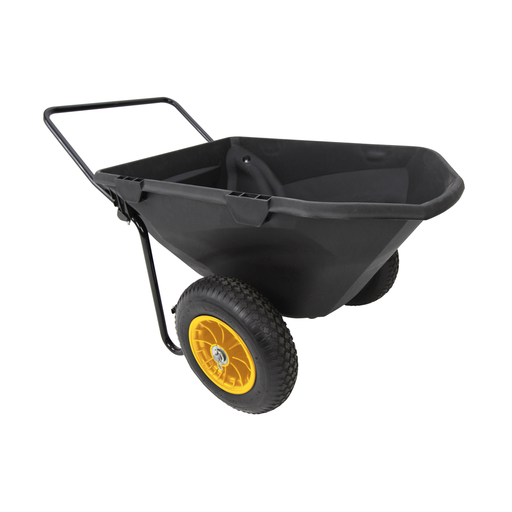 "Kruiwagen Cub Cart 198L 71×127×74 cm Zwart – 181 kg draagvermogen, massieve rubberen wielen image"