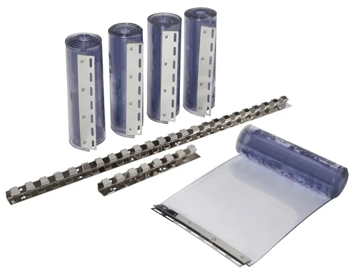 "PVC strip curtain 130 x 225 cm (W x L) image"