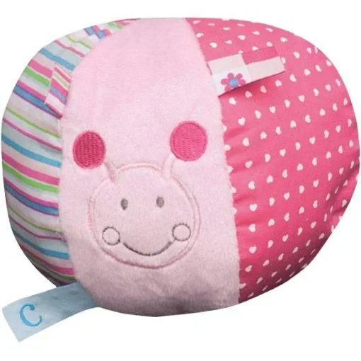 "Play ball abc WITH rattle - butterfly image"
