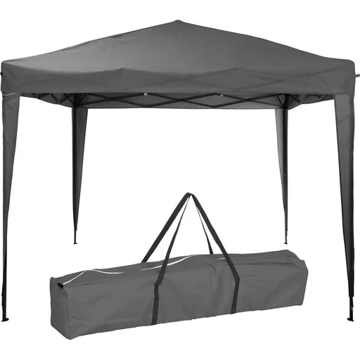 "Pro Garden Party Tent Easy Up 300 X 300 X 245 Polyester Anthracite image"