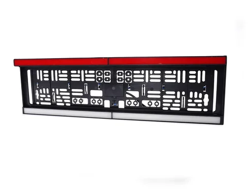 "License plate holder multifunction with license plate light, brake light and reversing light image"