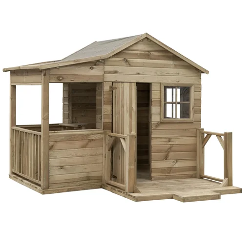 "Laura playhouse with veranda 2020 mm x 2250 mm x 1710 mm image"