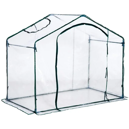 "Greenhouse with window steel 180x105x150cm image"