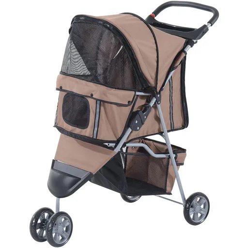 "Dog buggy dog ​​cart coffee image"