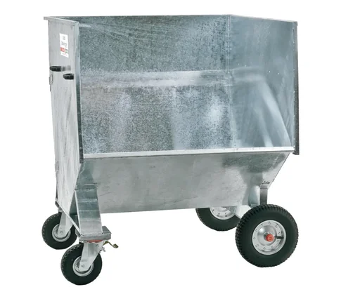 "Large trolley for farm loader, W 130 x D 130 x H 150 cm image"