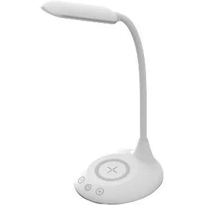 "VT-7705 Table lamp / desk lamp with wireless QI charger - white image"