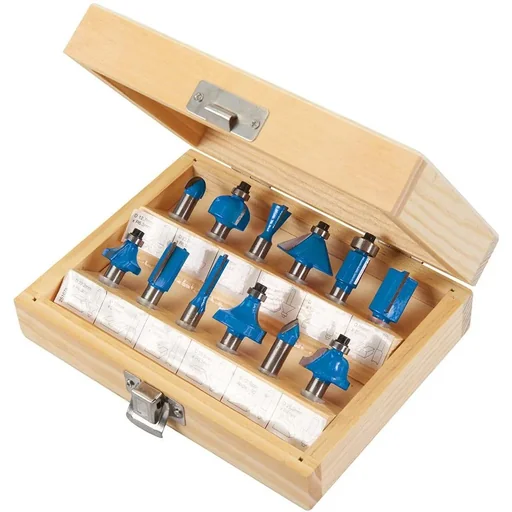 "12-piece 8 mm TCT milling cutter set image"