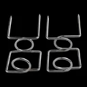 Grill skewer attachment set of 2