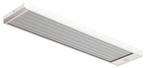 "InduStrip EZ2-1700, IR ceiling spotlight / dark radiator, 1700W 230V, white, IP44 image"