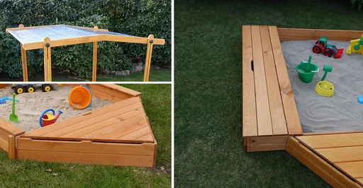 "Seat box for sandpit MULTI image"