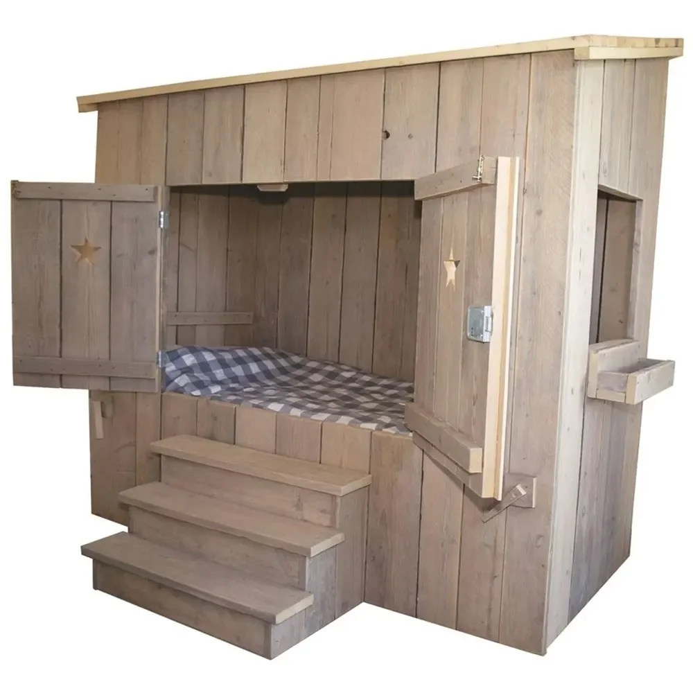 "Dutchwood alkoofbed massief hout, Uitsluitdeur: ster image"