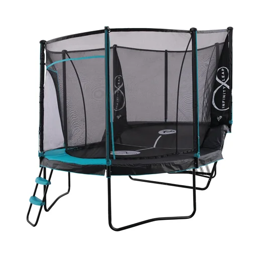 "Infinity trampoline blue/black image"