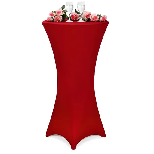 "Tablecloth burgundy Ø70cm image"