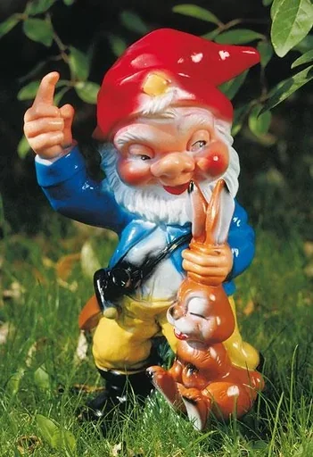 "Dwarf as poacher 29 cm image"