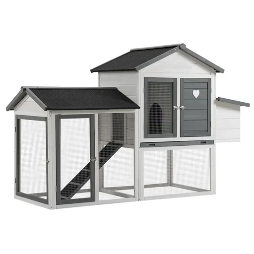 "Chicken coop chicken house with nesting boxes image"