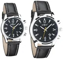 Watch set for him and her with date display