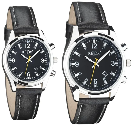 "Watch set for him and her with date display image"