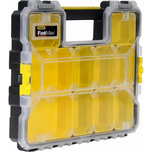 "FatMax professional flat storage box - 10 storage compartments - 45 x 36 x 7 cm image"