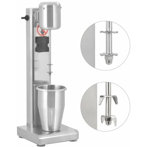 "Milkshake mixer 1 L made of stainless steel image"