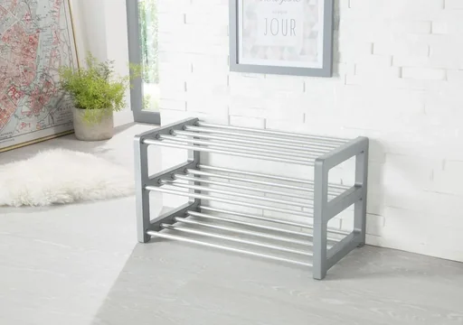"Shoe rack, stackable image"