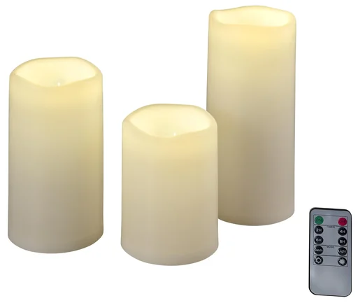 "LED candle - set of 3 image"