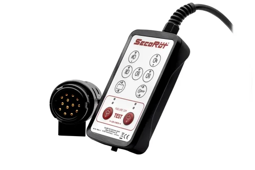 "Test device for towing vehicles image"