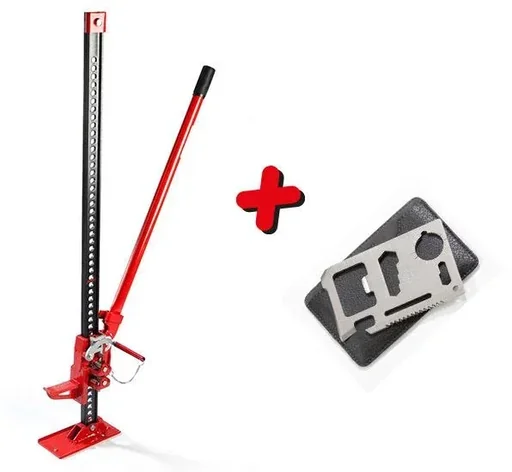 "All-purpose jack "agri Shop" up to 2 t load capacity, free credit card multi-tool image"