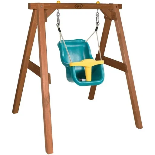 "Baby swing brown with seat image"