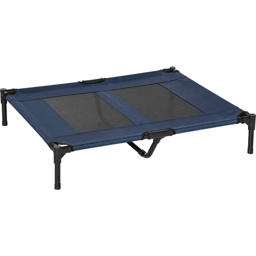 "Dog lounger outdoor sleeping place dog bed dog sofa pet bed cat bed dark blue 92 x 76 x 18 cm image"