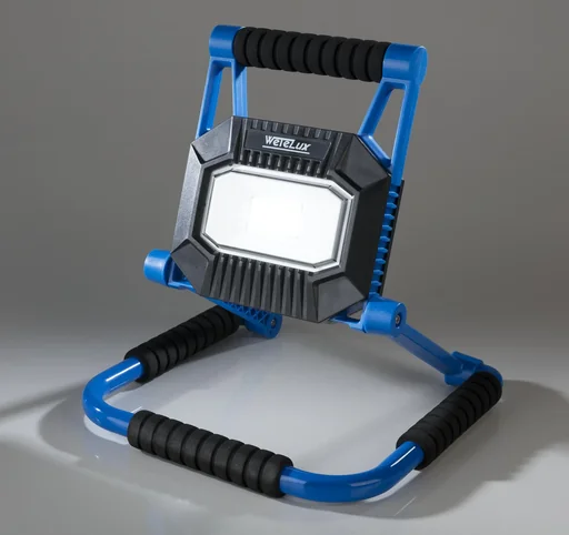 "Foldable LED work light, rechargeable, 20 watts image"
