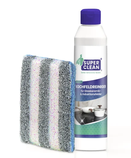 "Hob cleaner set, with 2 in 1 magic sponge, 250 ml image"