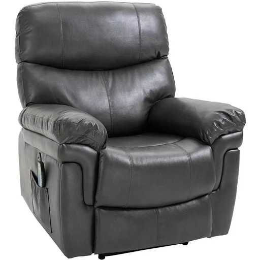 "Massage chair with heat and reclining function image"