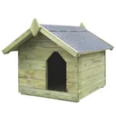 Dog house with folding roof imp