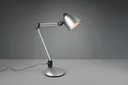 NADAL LED clamp/table/wall light, 6.8W, 3000-5000K, 640 lm, touch dimmer, color titanium/black