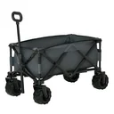 Handcart Foldable handcart 360° garden cart Transport cart with telescopic handle Adjustable handle height Beach cart