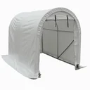 Mobile motorcycle / scooter garage - white