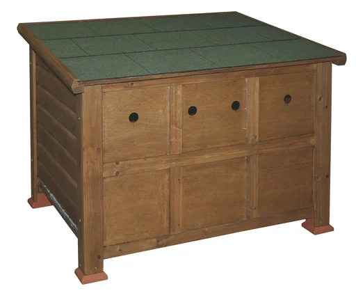 "Goose and duck coop DUCKTOWN - with removable roof image"