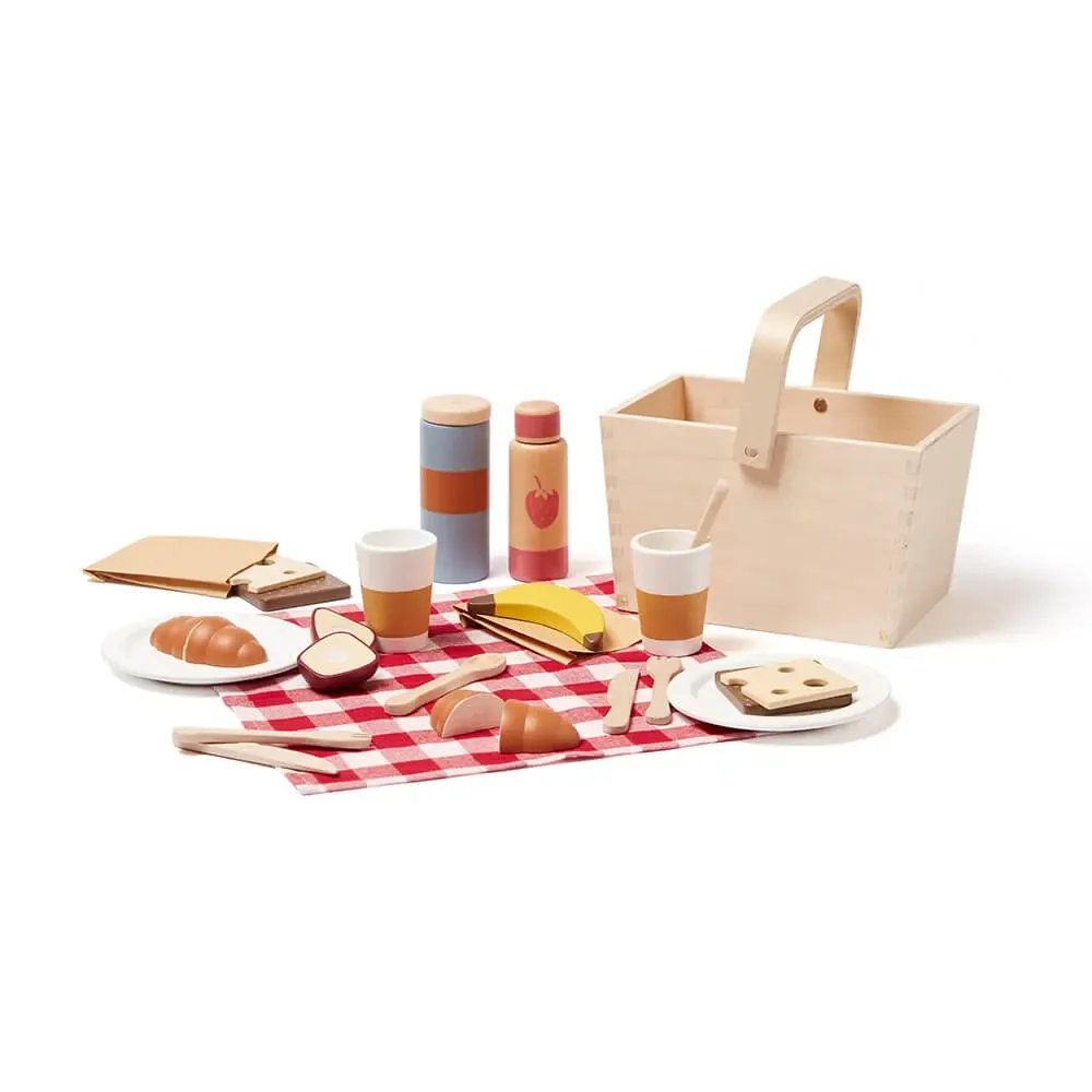 "Kids Concept speelgoed picknickset hout image"