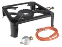 Stool cooker including hose and regulator