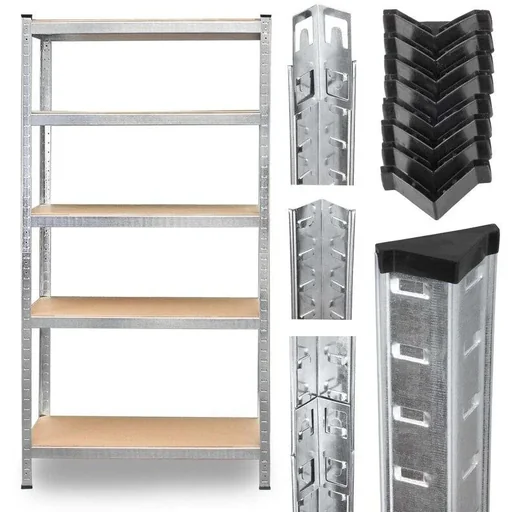 "Tool rack 875 kg load capacity galvanized MDF 180x90x40cm image"