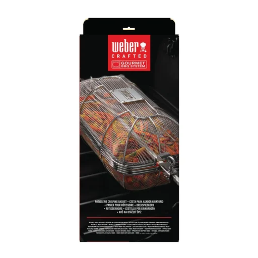 "CRAFTED rotisserie basket - made of fine wire mesh image"