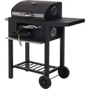 Vargan charcoal grill / barbecue - with table - on wheels