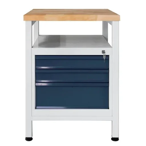 "Workbench "Premium" 3 drawers, L600xW600xH840mm image"