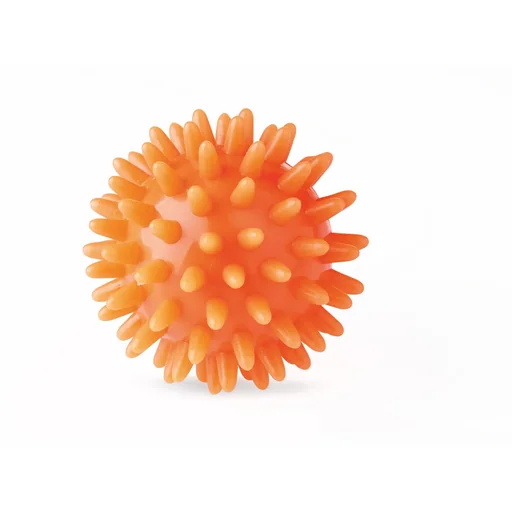 "Massage ball with knobs 6 cm orange image"
