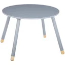 NL Children's Table Round - grey - 60x60x43 cm